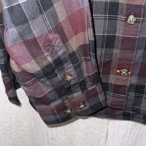 carhartt 2X Rugged Flex Loose Fit Midweight Flannel Long-Sleeve Plaid Shirt - Picture 9 of 15